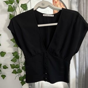 Abercrombie & Fitch Corset Fitted Top